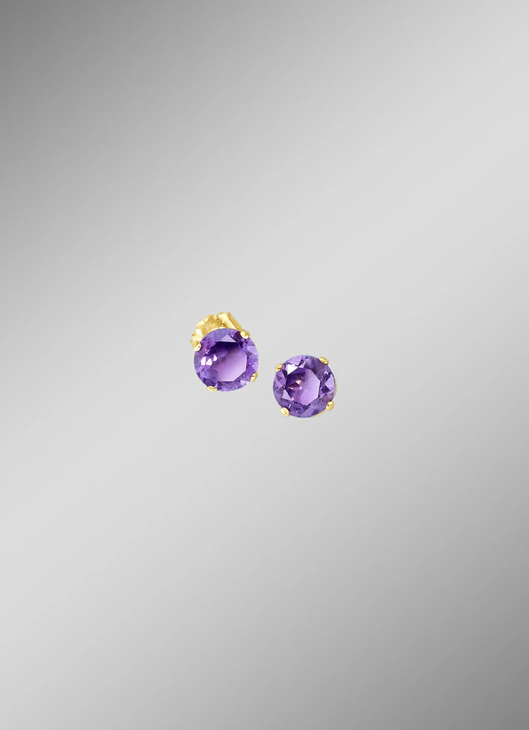 Ohrstecker mit echt Amethyst