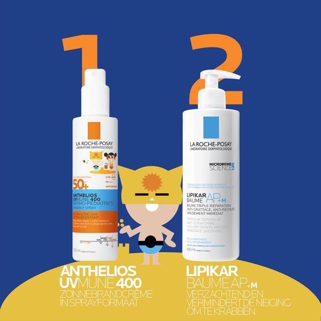 La Roche-Posay Anthelios Kind Zonnebrandspray UVMUNE SPF50+ 200 ml