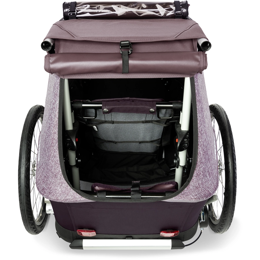 CROOZER Kinderfahrradanhänger Kid Vaaya 1 Blossom Red