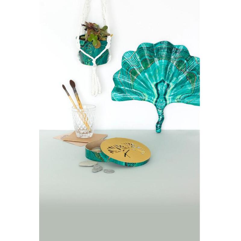863 - Pochette 20 feuilles Décopatch - Vert
