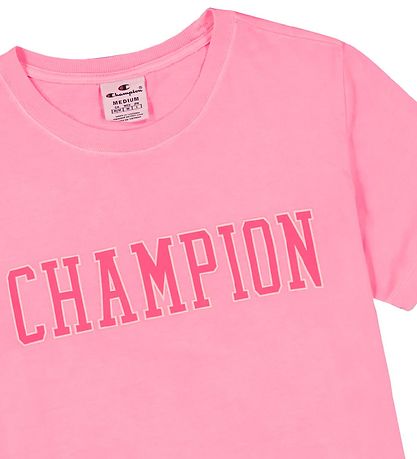 Champion Fashion T-Shirt - Rundhalsausschnitt - Pink