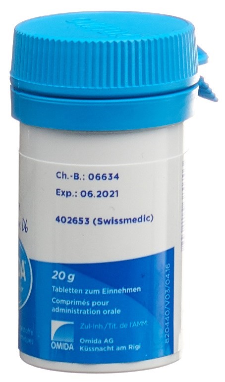 Omida Nr6 Kalium sulfuricum Tabl 6 D Ds 20 g