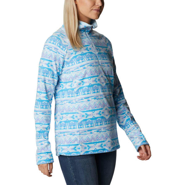 Sweat polaire COLUMBIA GLACIAL IV PRINT 1/2 ZIP SERENITY 80S ST