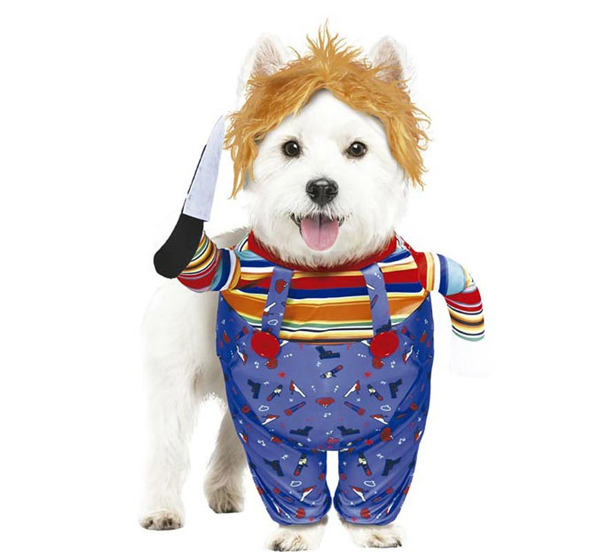 Fantasia de boneco Chucky para cachorro