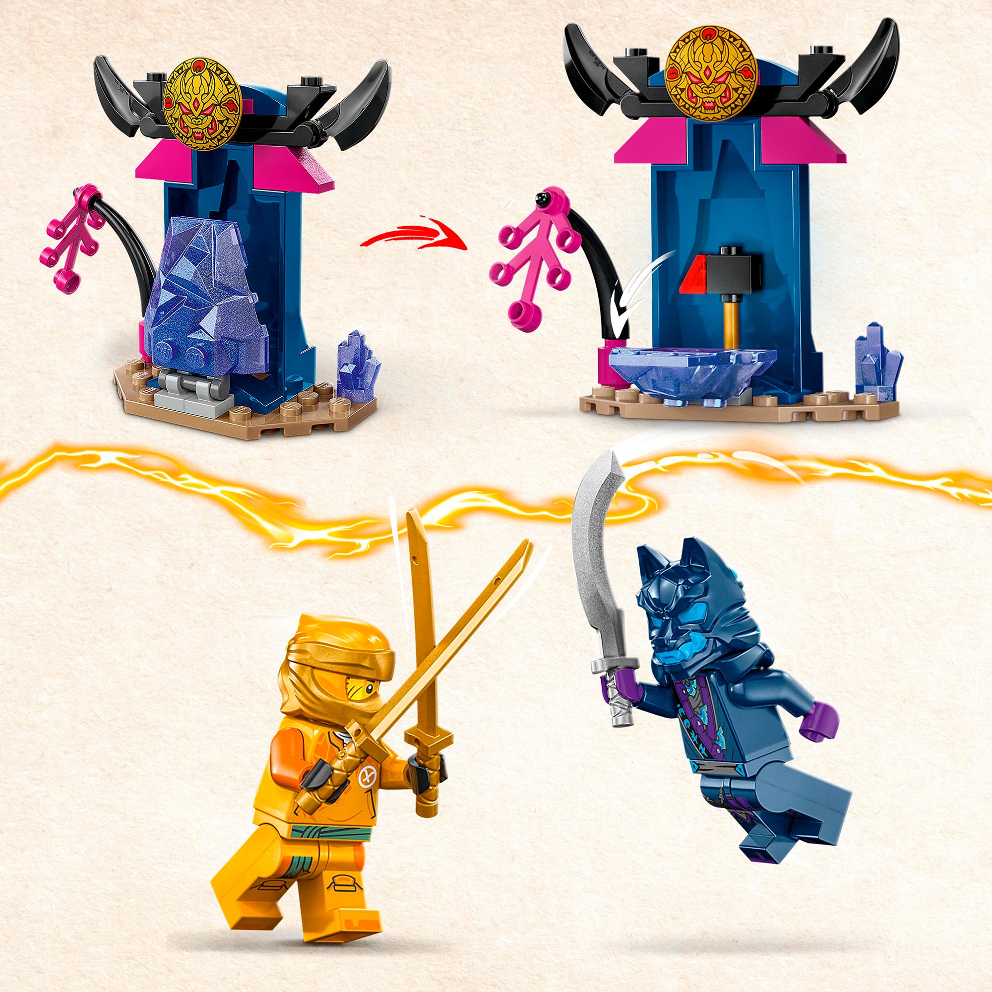 LEGO Konstruktionsspielzeug Ninjago Arins Battle Mech