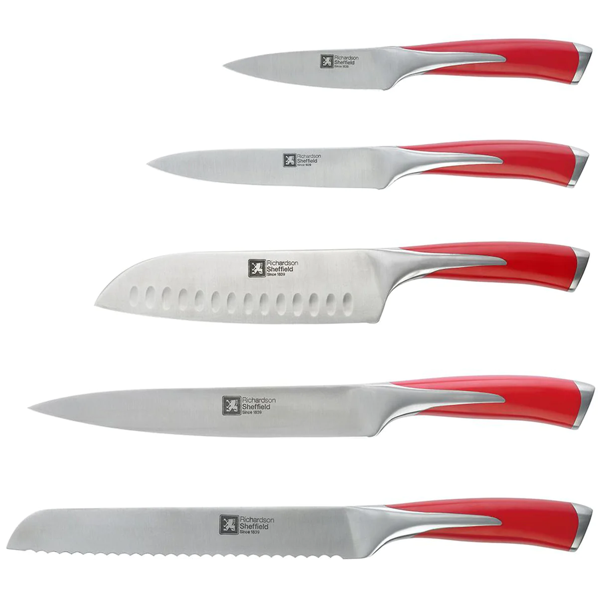 Kyu Fire - Bloc 5 couteaux de cuisine Richardson Sheffield