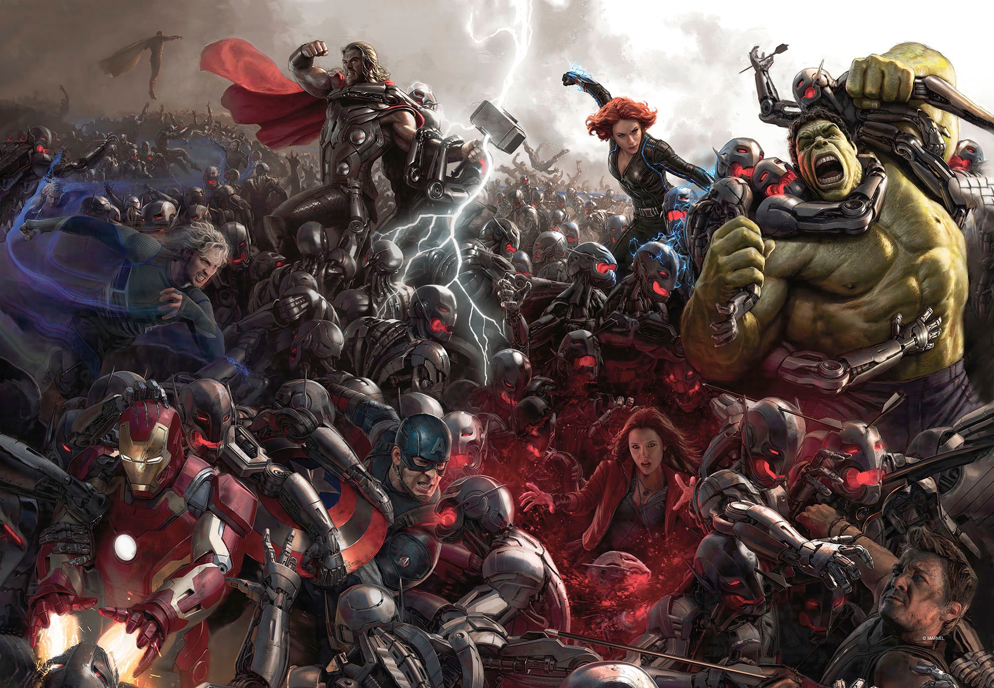 Komar Leinwandbild »Avengers War - Grösse 60 x 40 cm« Disney 60 x 40 cm (Breite x Höhe), 1 Stk. tlg. Keilrahmenbild mit Echtholzrahmen, Kinderzimmer