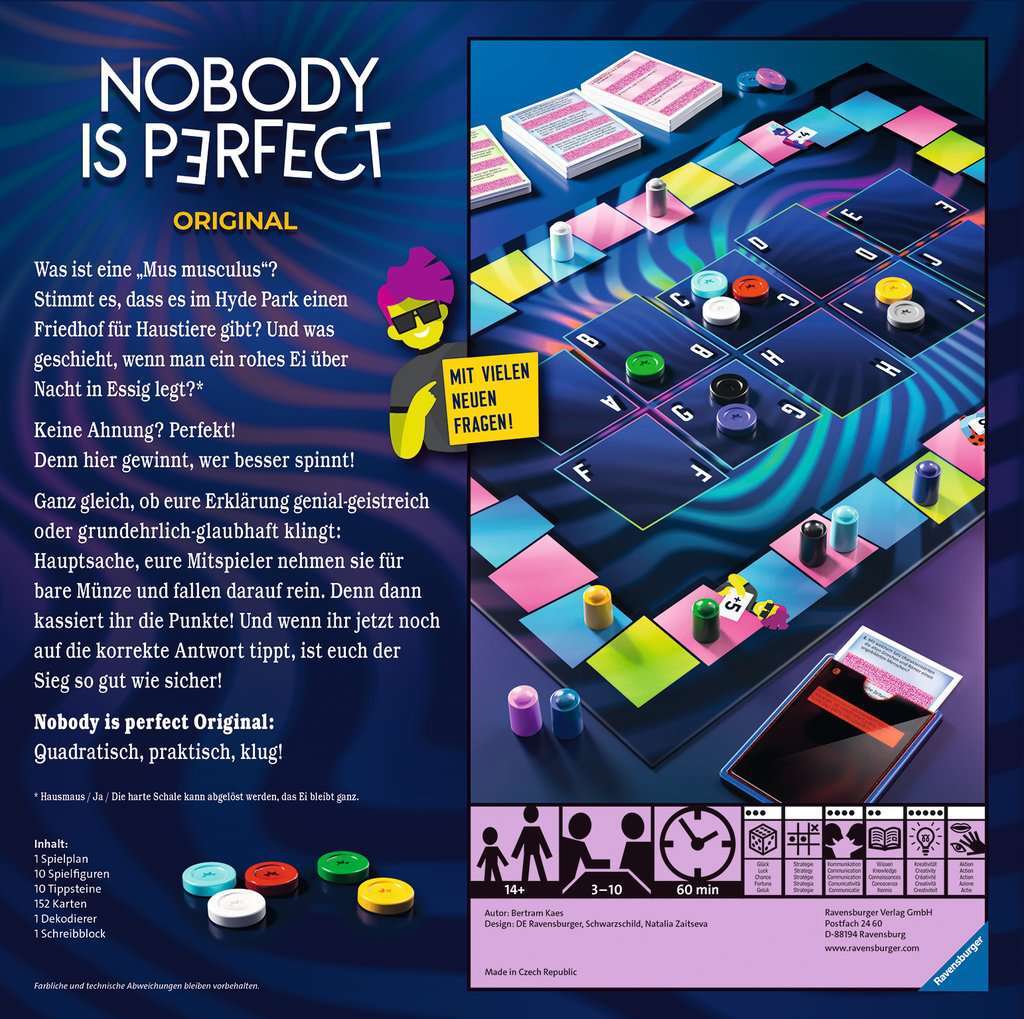 Ravensburger Spiel Nobody is perfect Original