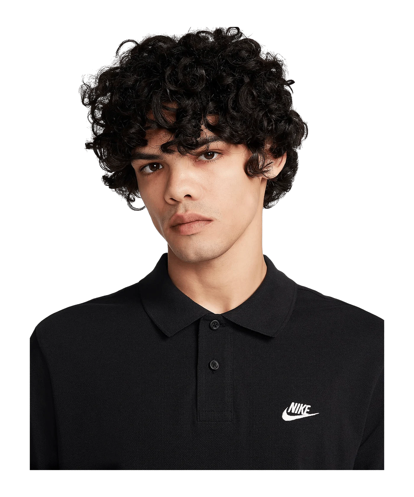 Nike Club Poloshirt Schwarz Weiss F010