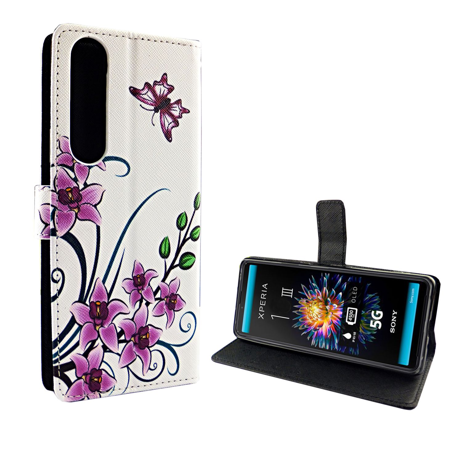 Handyhülle für Sony Xperia 1 III Case Cover Schutztasche Schutzhülle Bookstyle