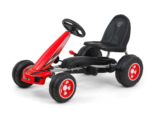 MILLY MALLY - Véhicule à pédales Kart à pédales viper rouge