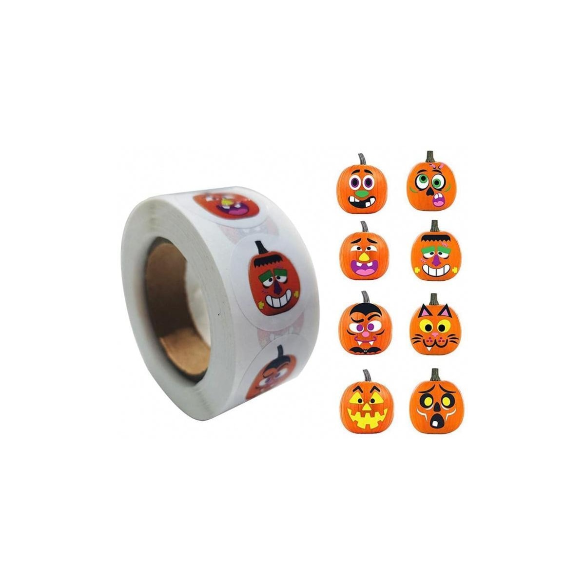 500 Halloween-klistremerker, Rull
