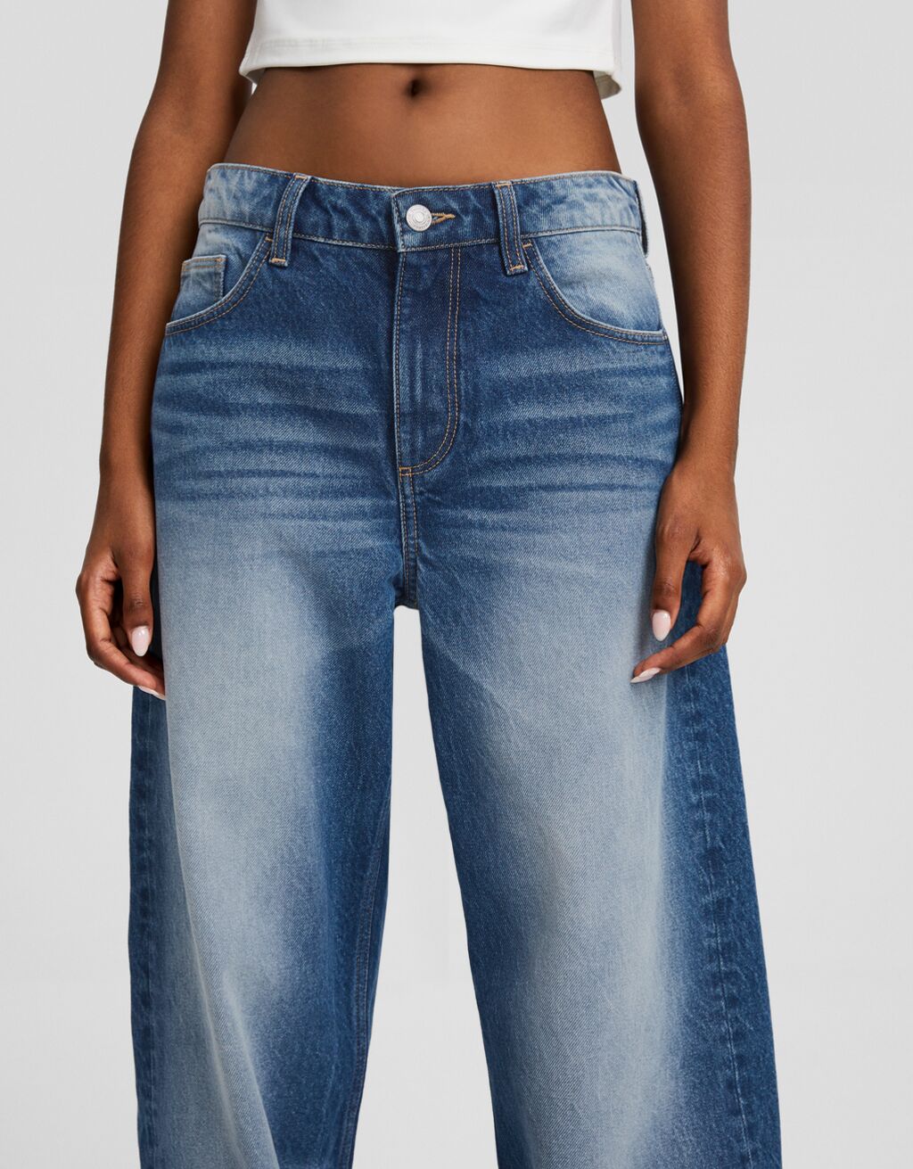 calças jeans largas