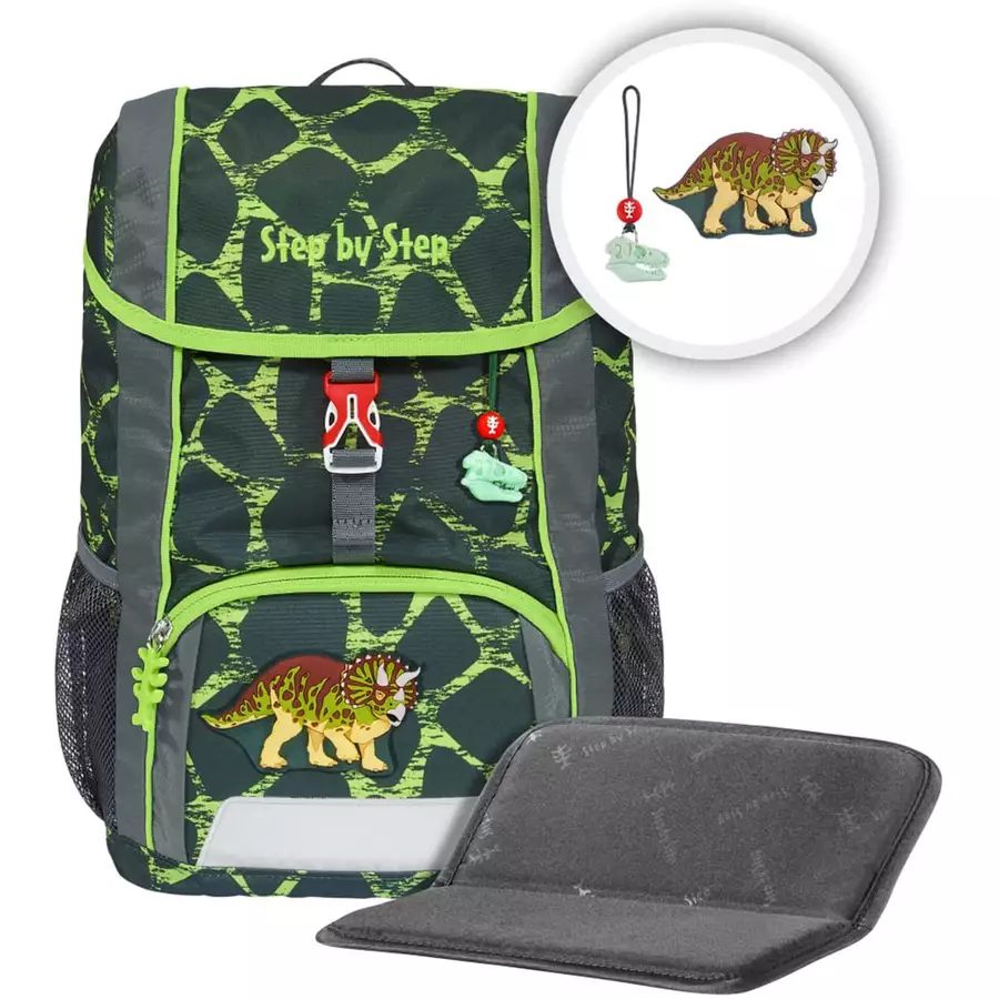 Step by KID - Rucksack-Set 3tlg. 35 cm Dino Tres
