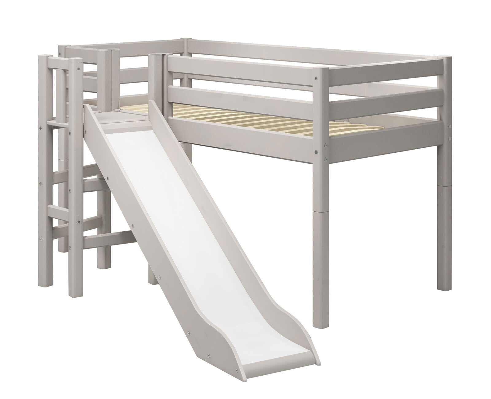 FLEXA Spielbett CLASSIC mit Rutsche und Plattform