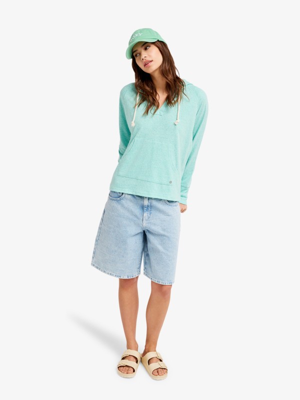 Destination Surf Sweat à capuche Bleu Femme