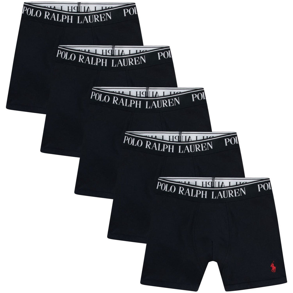 Køb Polo Ralph Lauren Polo Black Bomuld Stretch 5 Pack Boxer