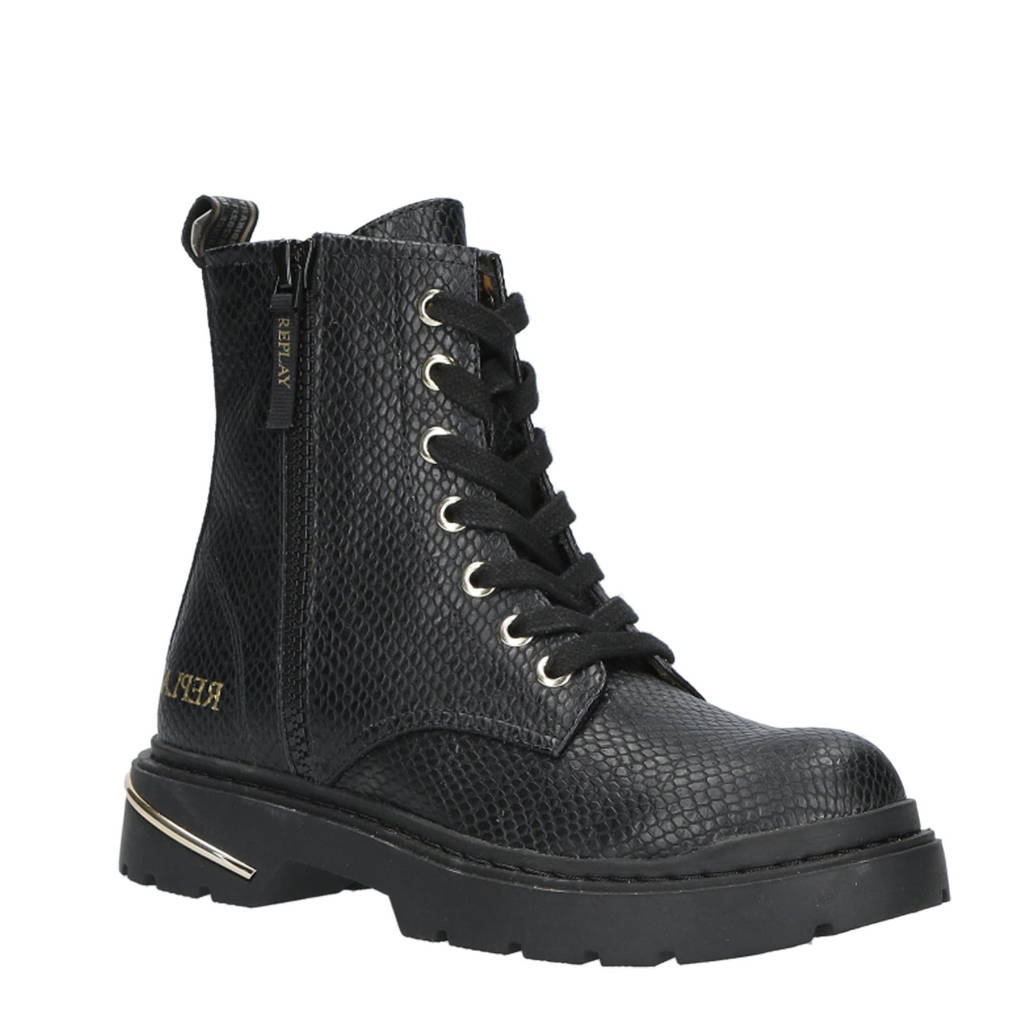 REPLAY Joplin 12aveterboots zwart