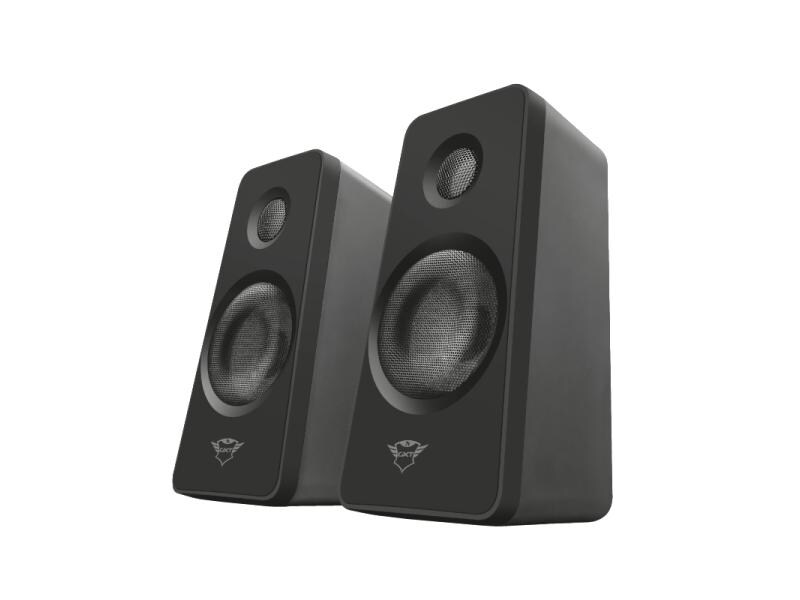Trust PC-Lautsprecher GXT 629 Tytan RGB Illuminated 2.1 Leistungsstarkes 2.1-Lautsprecherset mit einstellbarer RGB-Beleuchtung