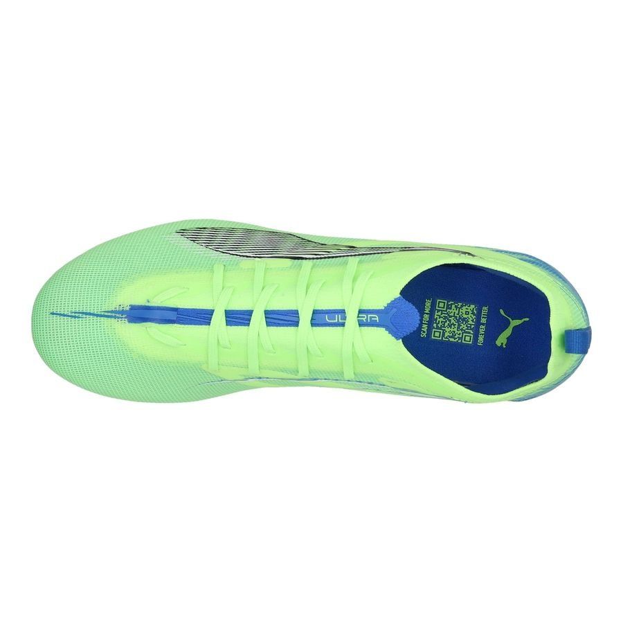 PUMA Ultra 5 Pro FG/AG Lights Out - Fizzy Apple/Blanc/Bleu Enfant