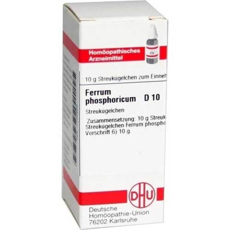 DHU Ferrum phosphoricum C 10 Globuli, 10 g