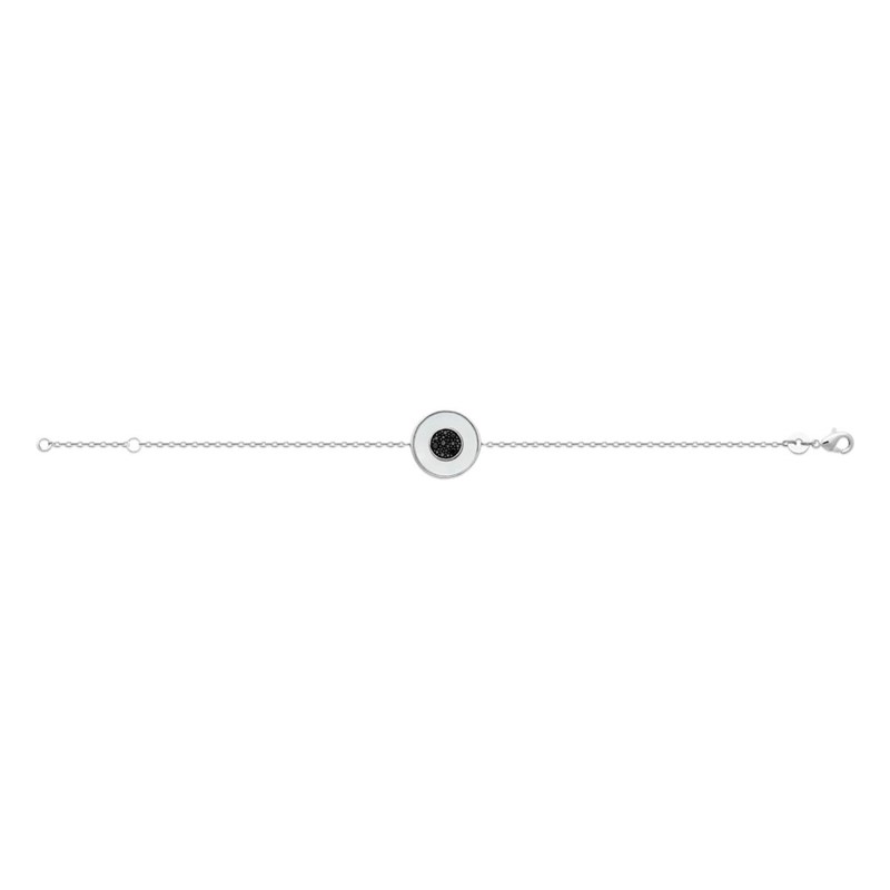 Bracelet Femme - Argent 925 - Nacre - Longueur : 18 cm