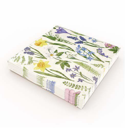 Matservietter Landskapsblomst 20-pack Gullers
