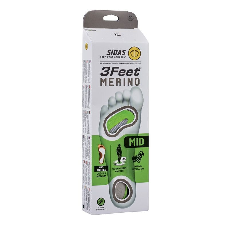 3Feet® Merino Mid - Semelles ski