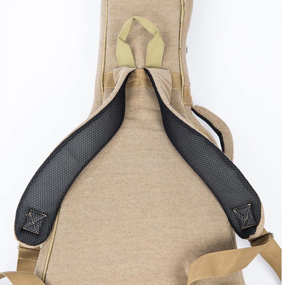 Vintage VCBG2 canvas flightbag voor basgitaar