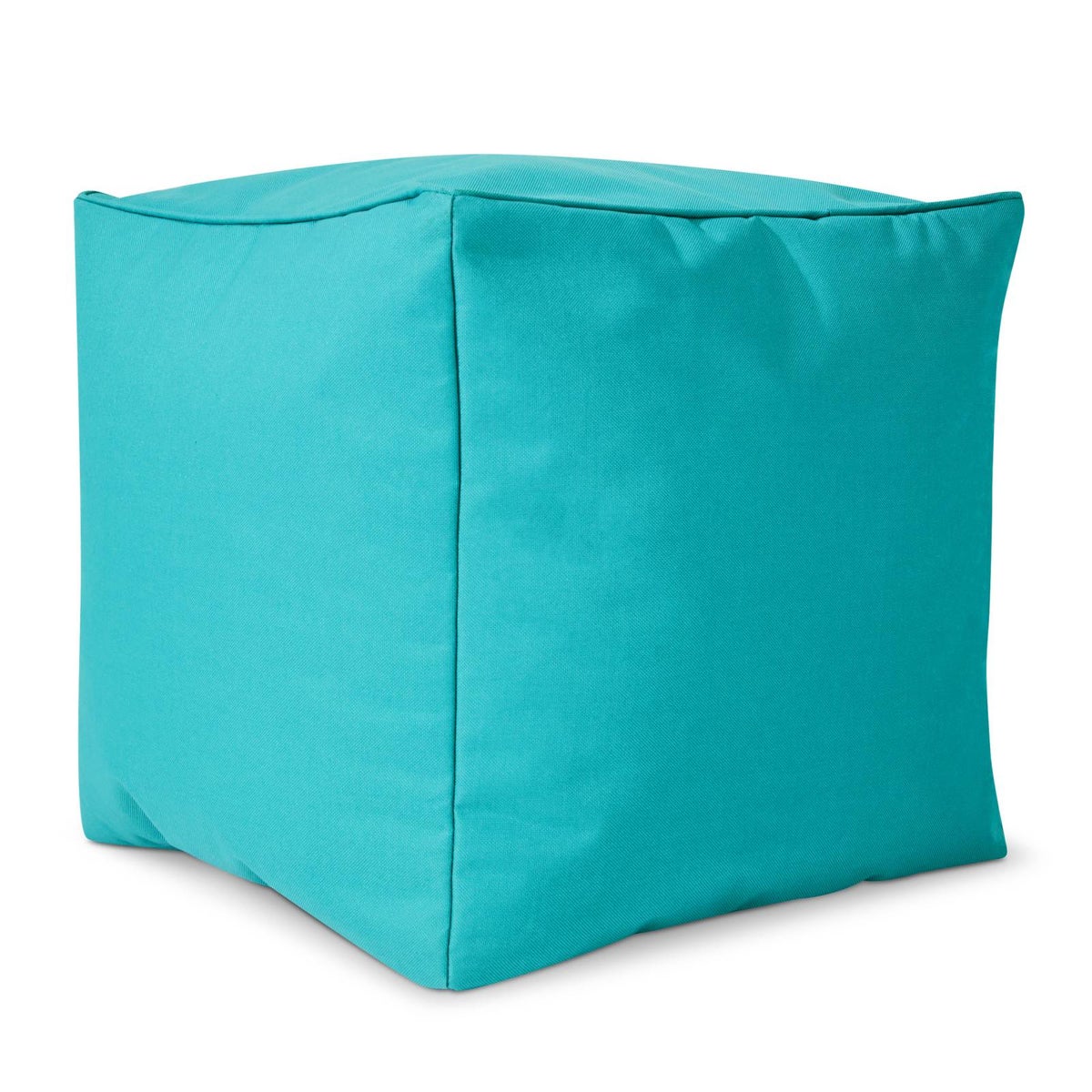 Green Bean Zitzakkruk 40x40x40cm met EPS-korrelvulling - Voetenbank, Voetkussen, Zitpoef voor Zitzakken - Vloerkussen voor Kinderen en Volwassenen - Voetsteun, Zitkussen, Kruk, Aquamarijn