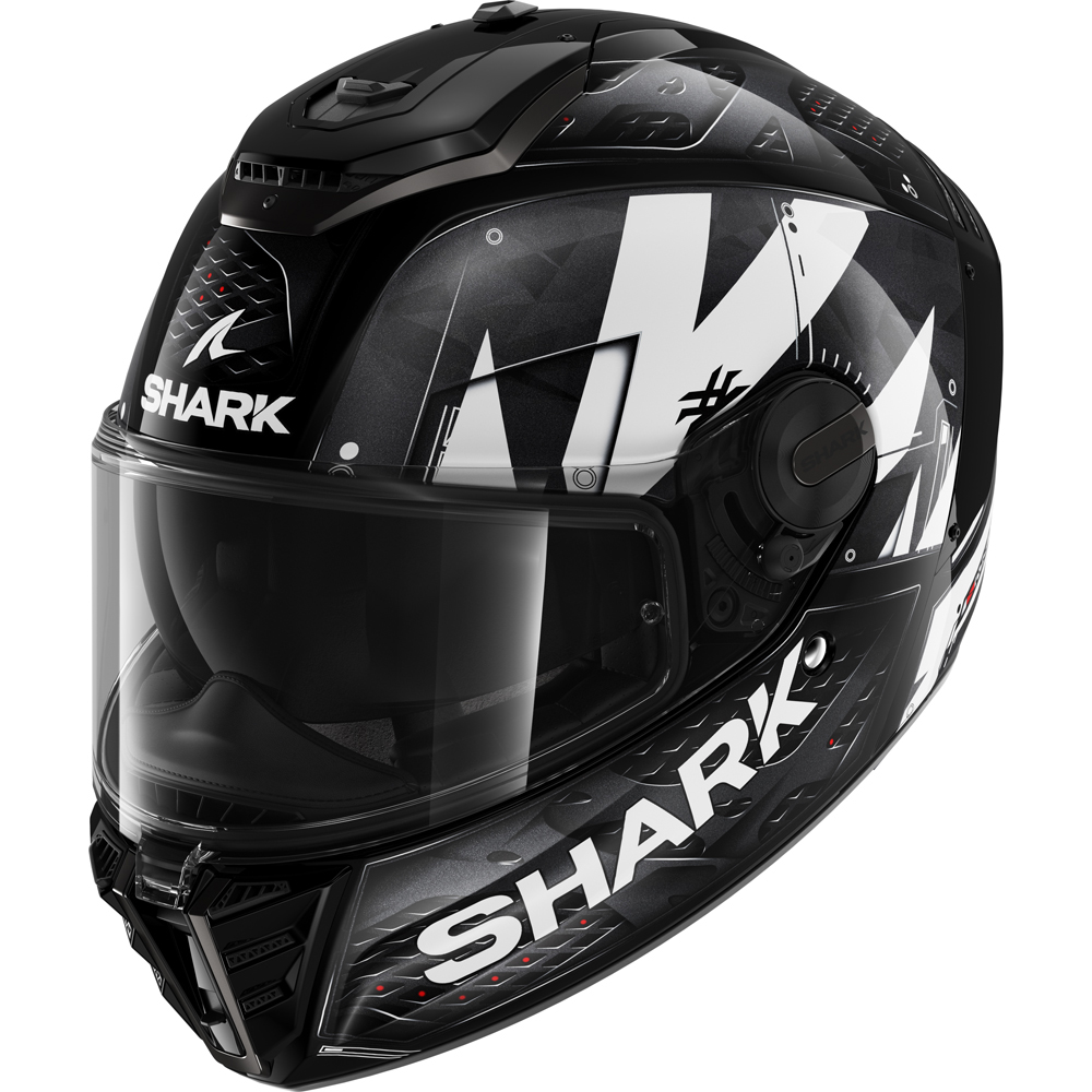 Shark - Casque Spartan RS Stingrey Noir Brillant / Blanc