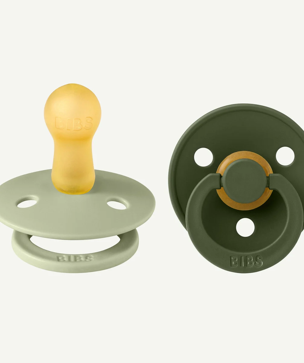 BIBSLOT DE 2 TÉTINES KAKI