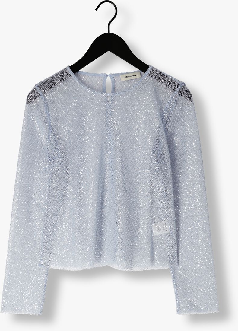 MODSTR\u00D6M lichtblauwe modstr&ouml;m top gerardmd top
