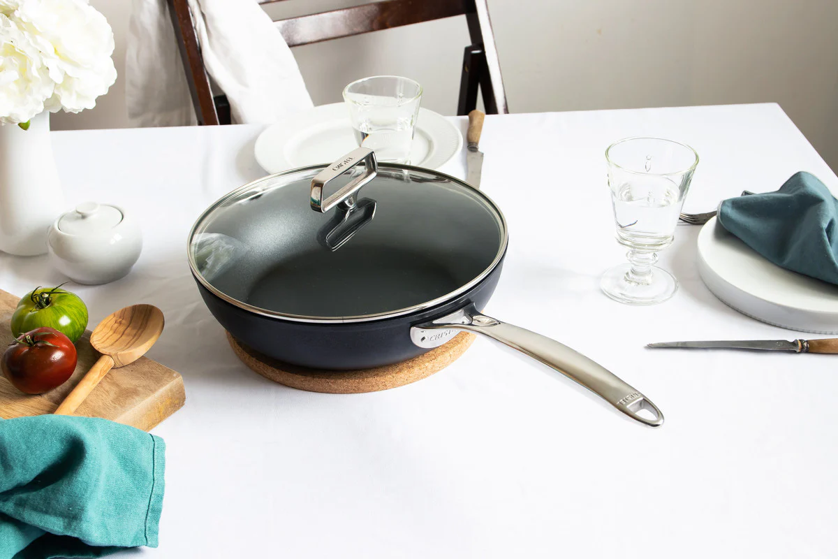 Sauteuse aluminium Castel'Pro fixe 24cm Cristel