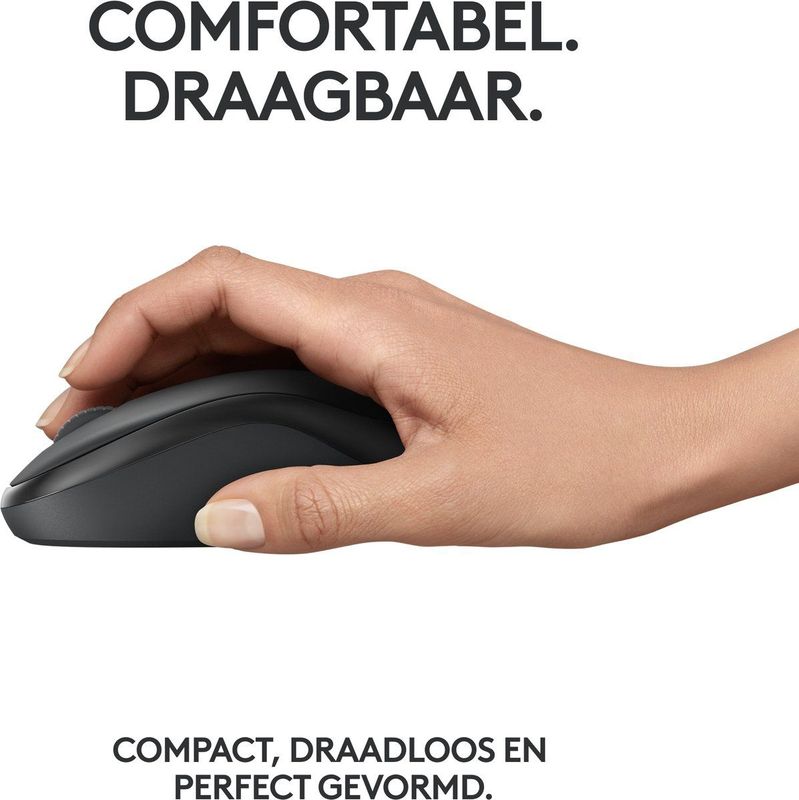 Logitech - M240 - Bluetooth Muis - Ambidextrous - Zwart