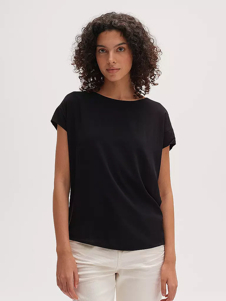 OPUS Blusenshirt SKITA SOFT schwarz