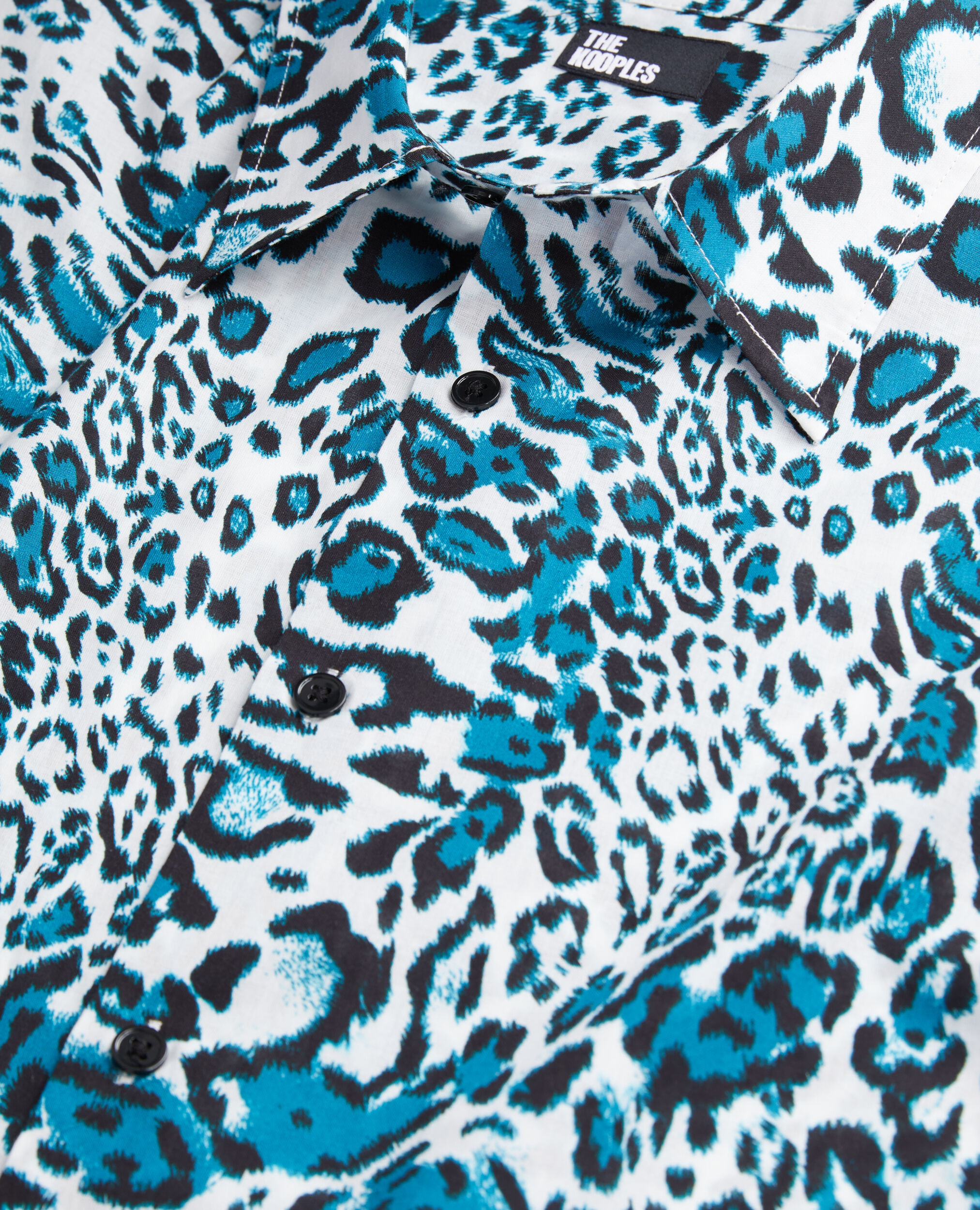 Chemise imprimée manches courtes en coton