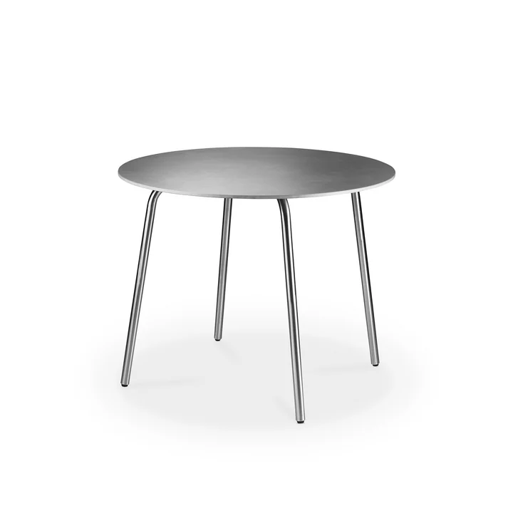 FDB Møbler - M21 Teglgård Gartentisch, Ø 90 cm, grau