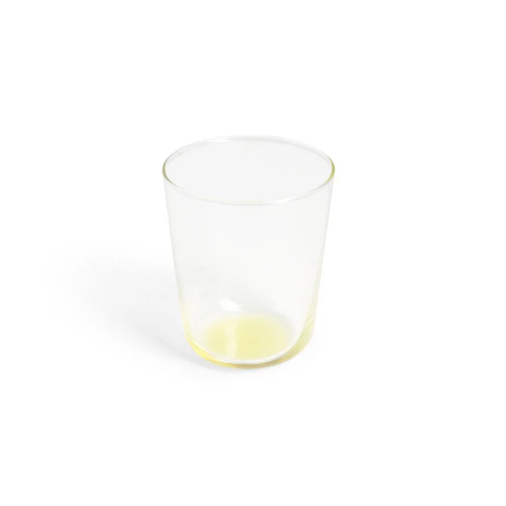 Lot de 6 verres 31cl transparents avec fond coloré
