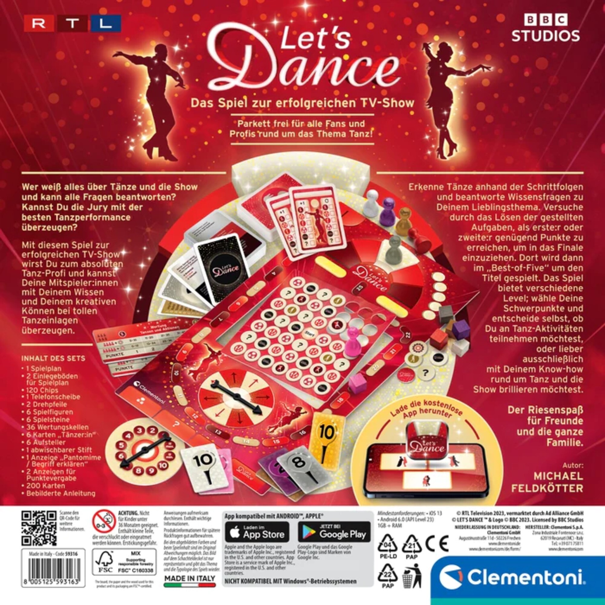 Clementoni Partyspiel RTL Let's Dance