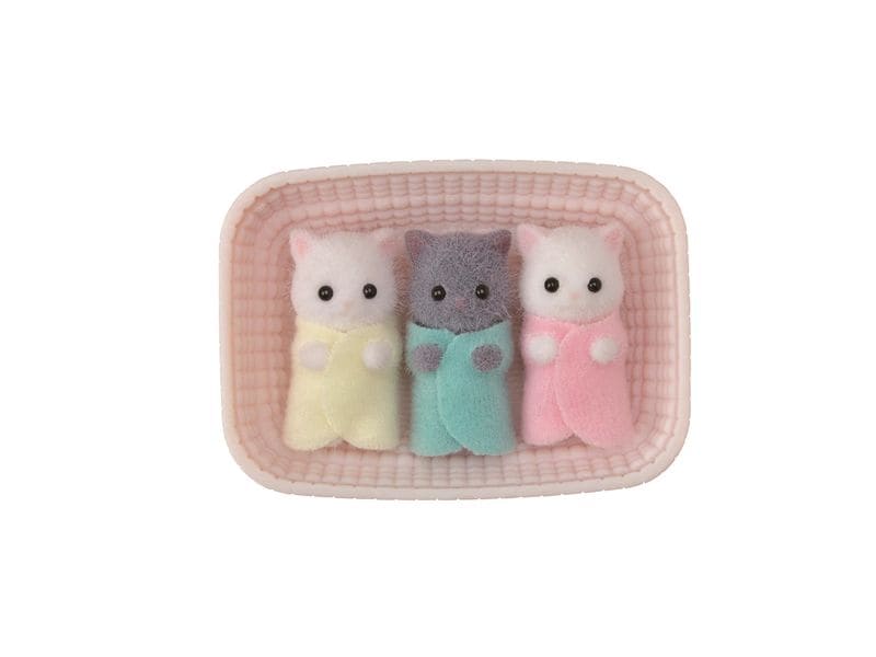 Sylvanian Families Sylvanian Families Perserkatzen Drilling Spiel-Set mit Figuren