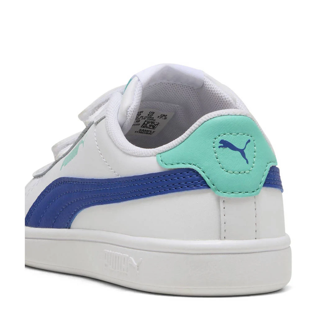 Puma Smash 3.0 L Vsneakers wit/kobaltblauw