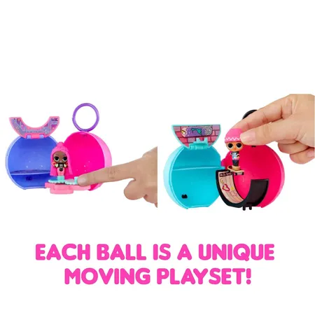 MGA Entertainment L.O.L. Surprise Mini S3 Move-and-Groove, 1 Kugel, sortiert