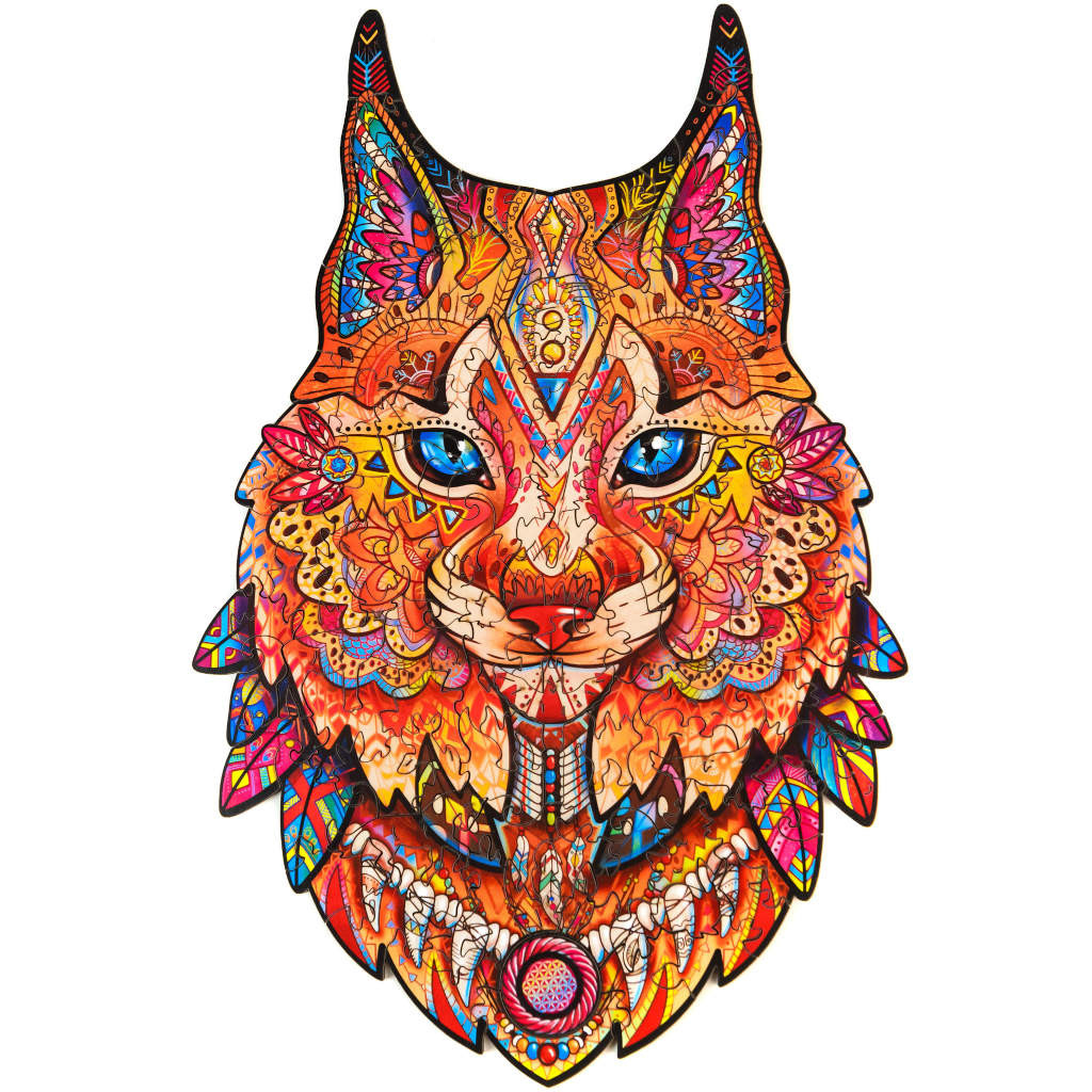 Puzzle en Bois - Lynx Taille M