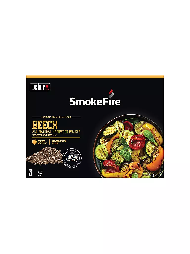 WEBER GRILL Smokefire Holzpellets 9kg Buchenholz braun