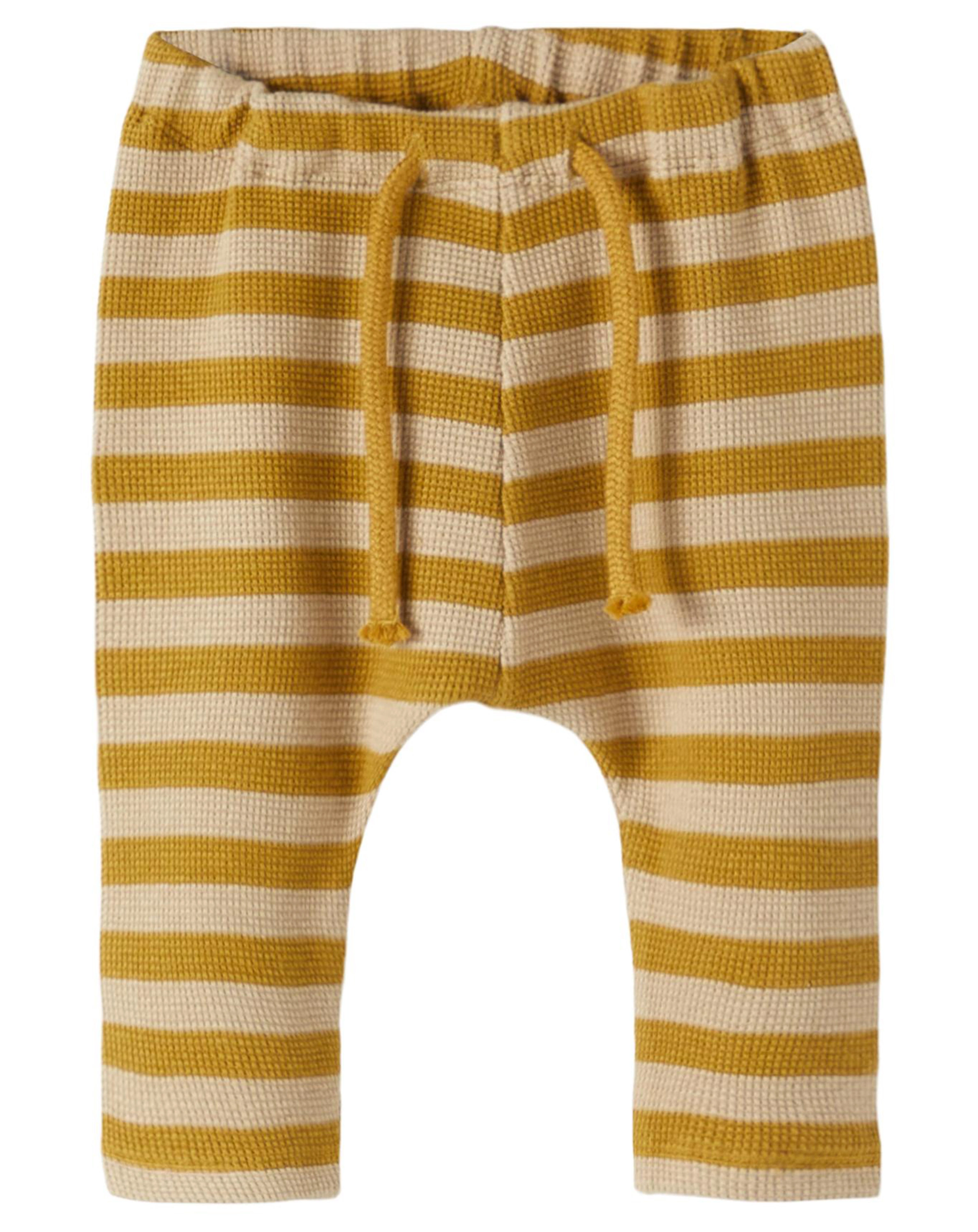 Stoffhose NBMLEBON gestreift in bronze mist