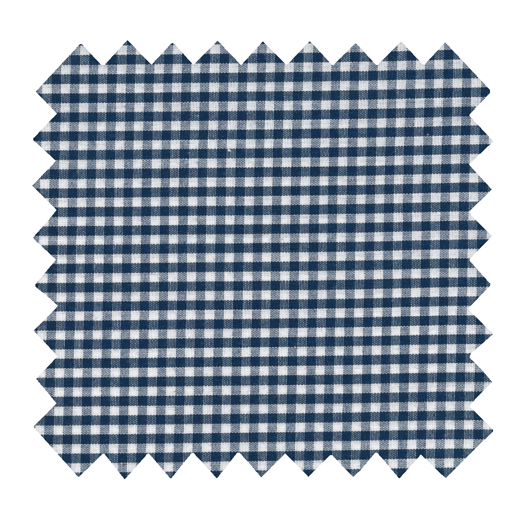 Tissu Coton Au Mètre Vichy Marine