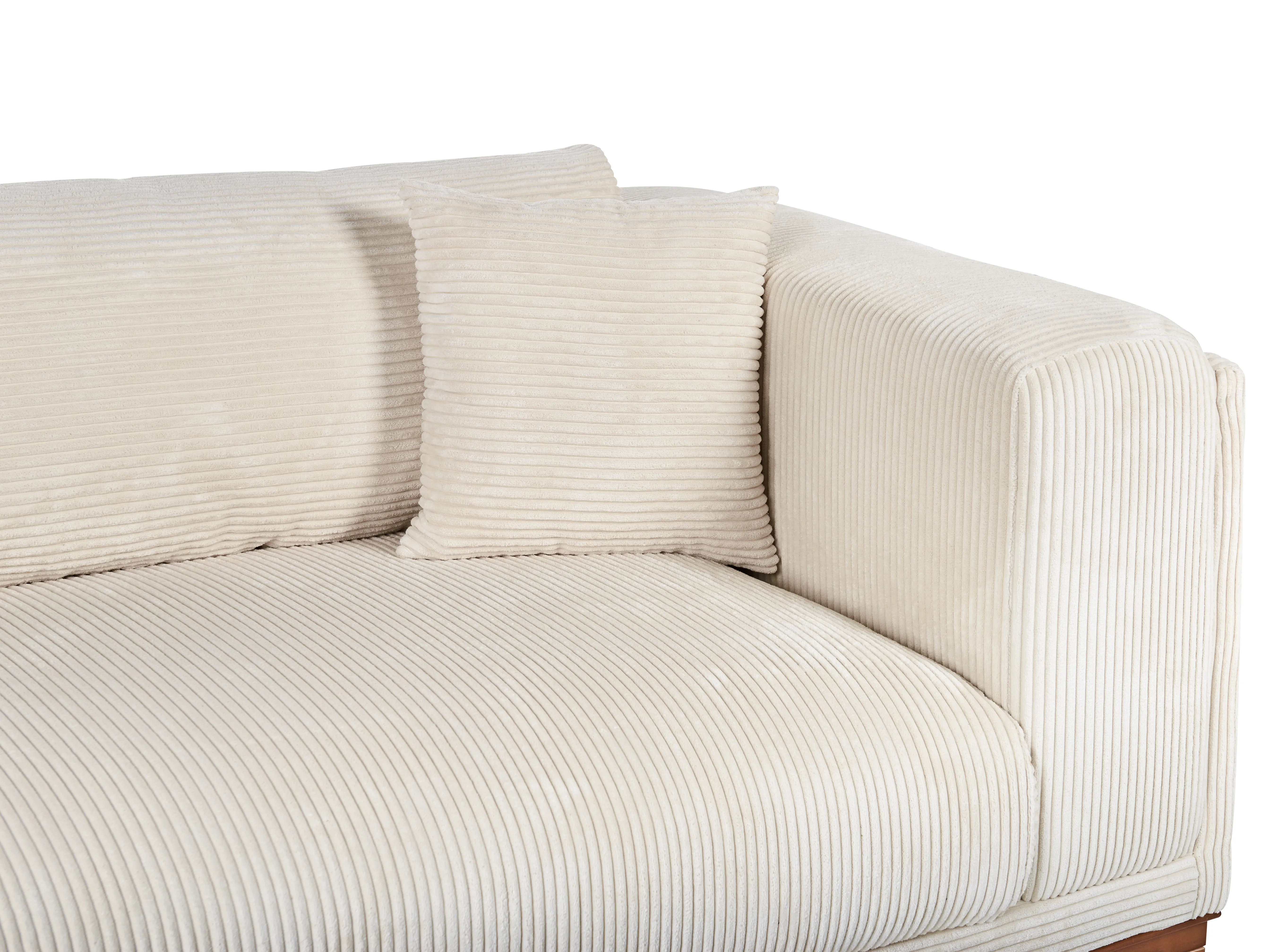 Bank 4-zits VENG Corduroy Lichtbeige