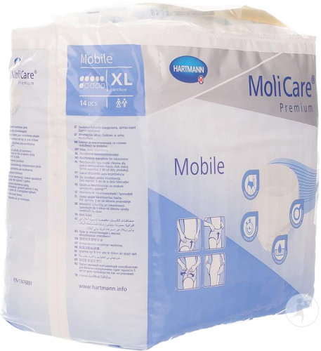 MoliCare Premium Mobile 6 Drops XL Slip Incontinence 14 Pièces (9158344)