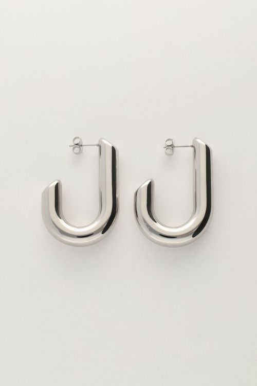 Statement ovale open oorhangers
